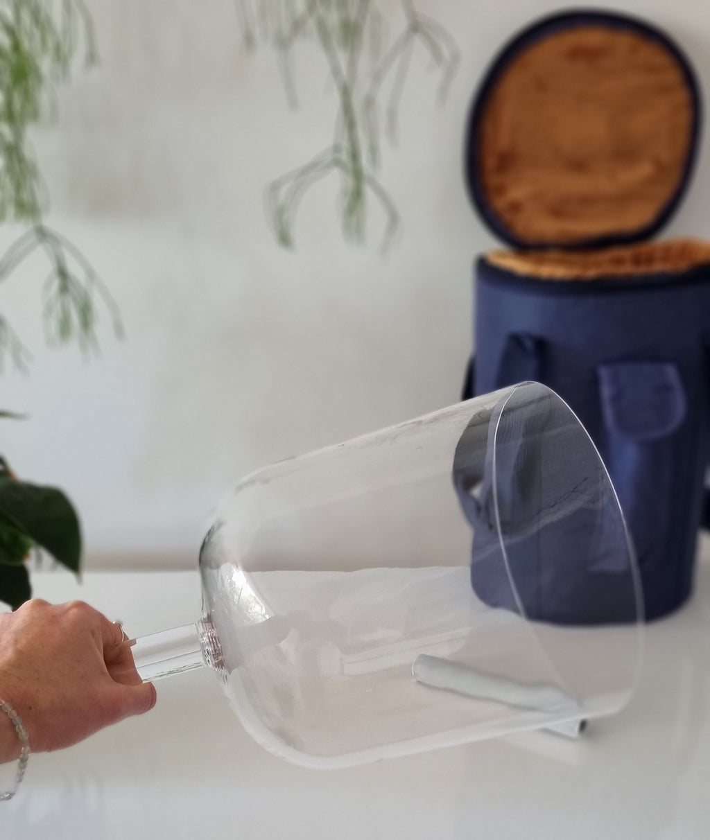 Clear Quartz Crystal Hand Held Singing Bowls – Source 88