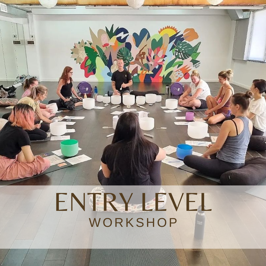 Crystal singing bowl training workshop