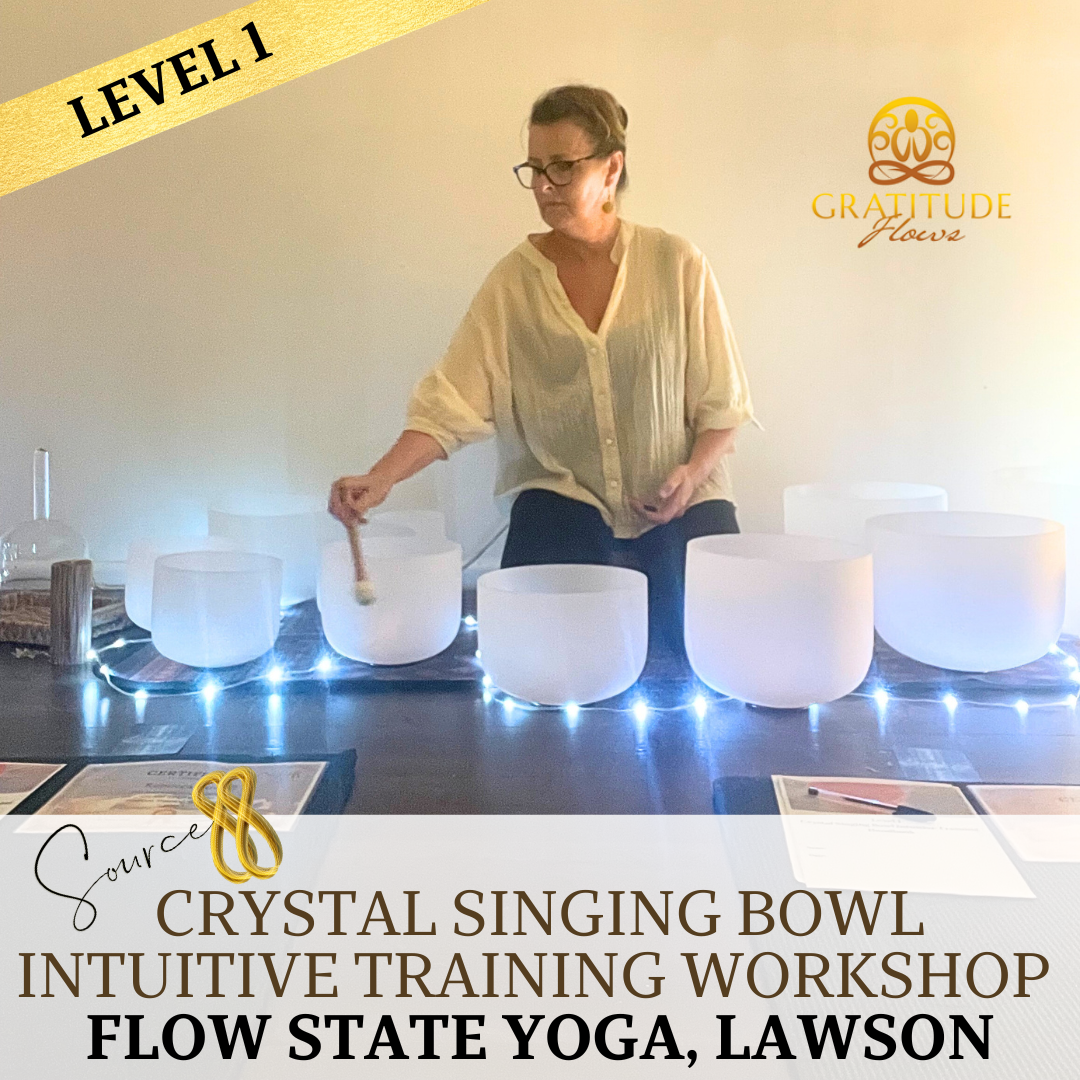 Level 1 Crystal Singing Bowl Intuitive Training Workshop in Lawon - 14th November with Sue from Gratitude Flows