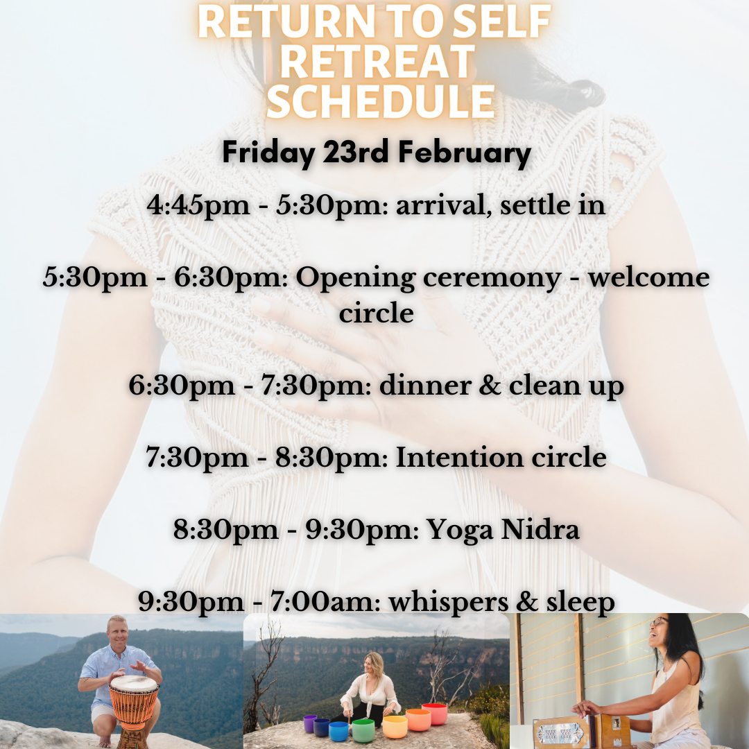 Return to Self ~ Weekend Retreat ~ 23rd Feb - 25th Feb 2024