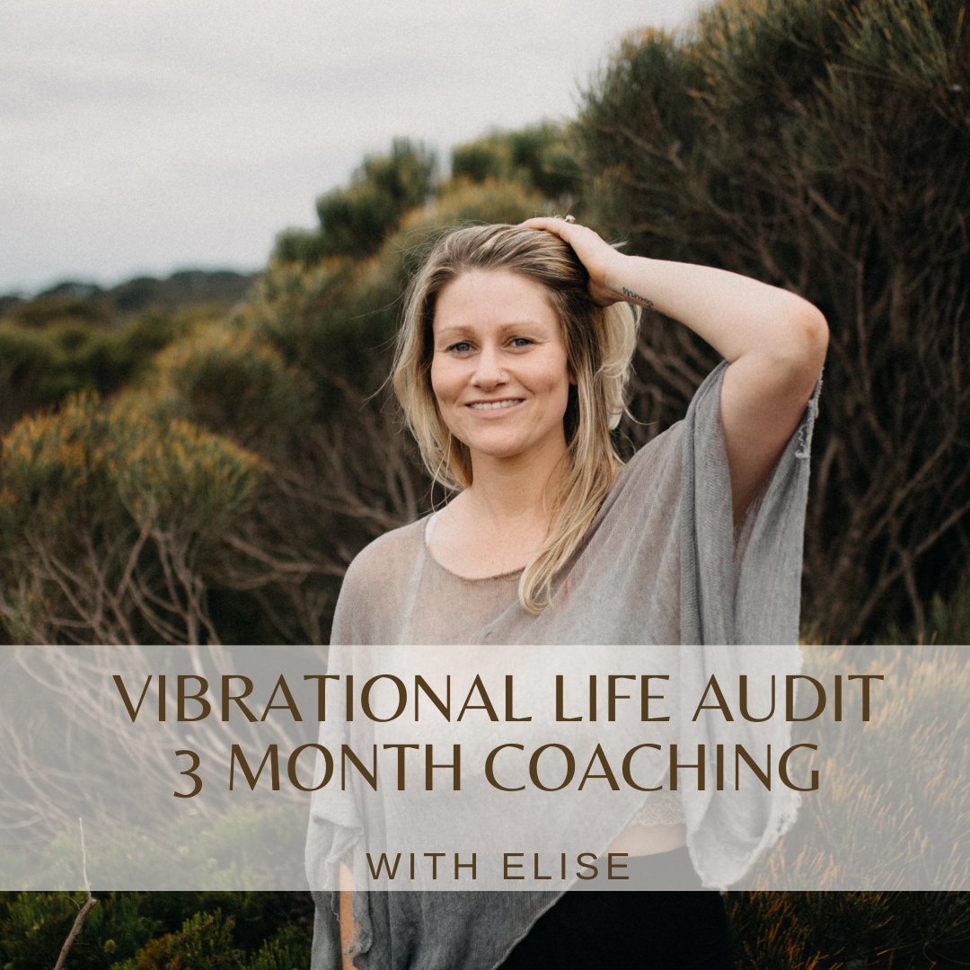 VIBRATIONAL LIFE AUDIT 3 MONTH HOLISTIC COACHING with Elise